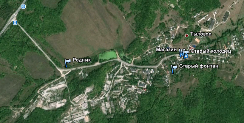 Фото из космоса села Тылового с окрестностями
