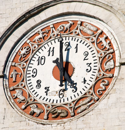Симферопольский железнодорожный вокзал. Часы на башне